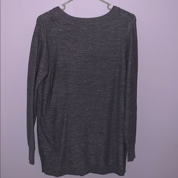 Women’s gray maternity sweater - Picture 2 of 3